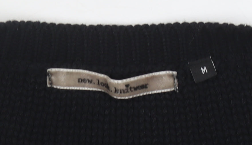New Look Women's Black Studded Pullover Jumper M