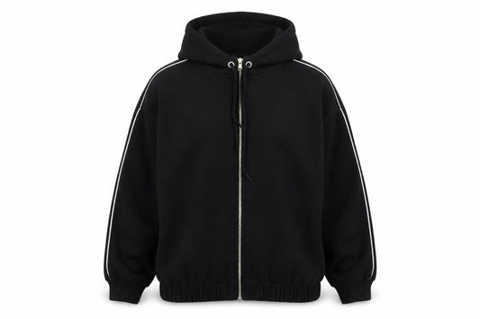 Boohoo Women’s Black Full Zip Hoodie Size 10