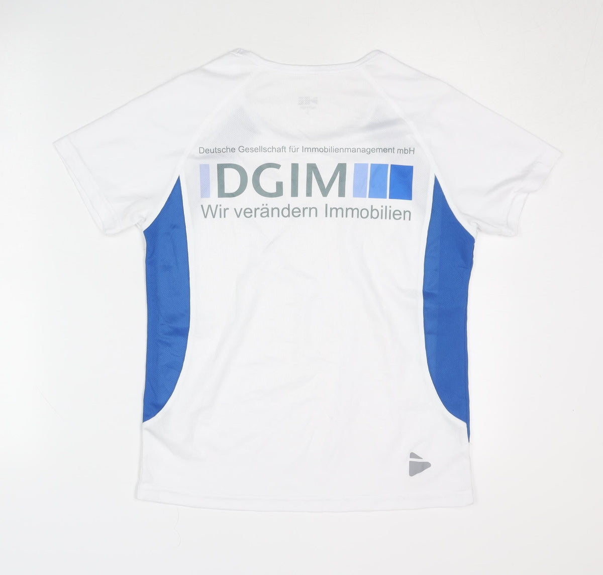 DEE Women's White Blue Running T-Shirt, Size S
