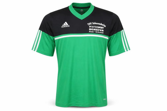 Adidas Men's Green Football Jersey T-Shirt Medium
