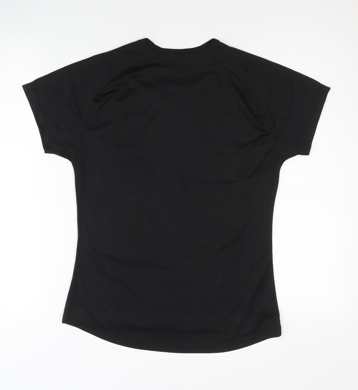 Sporty Women's Black Running T-Shirt, Size S