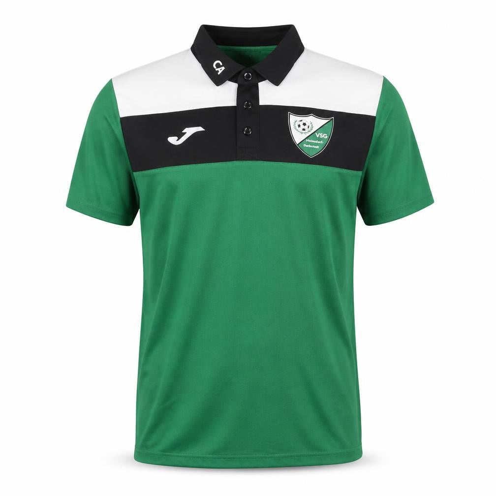 Joma Men's Green Polo Shirt, L Size, for Football