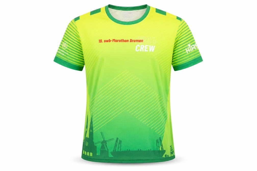 Pole Position Men's Green Running T-Shirt L