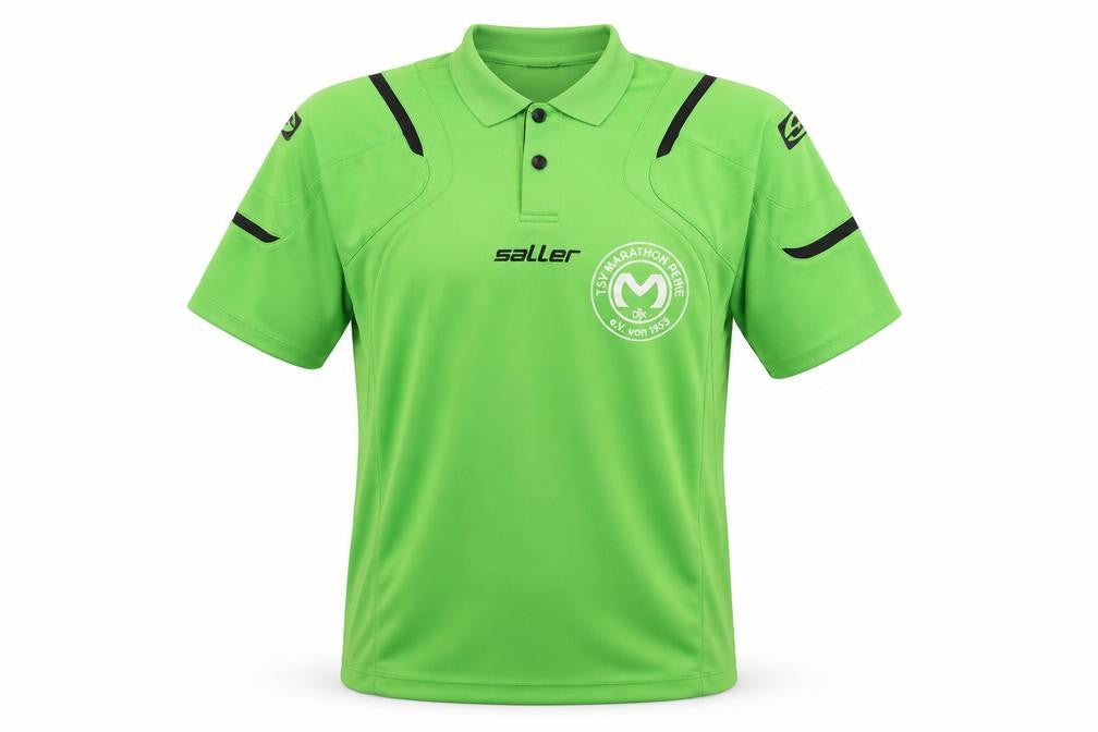 Saller Men's Green Polo Football Jersey Size L