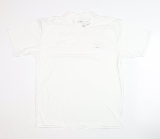 Erima Men's White Running T-Shirt L, Sportswear