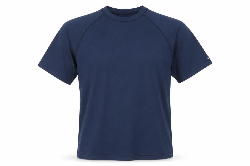 GERMAN'S Men's Blue Basic T-Shirt, Size S, Activewear