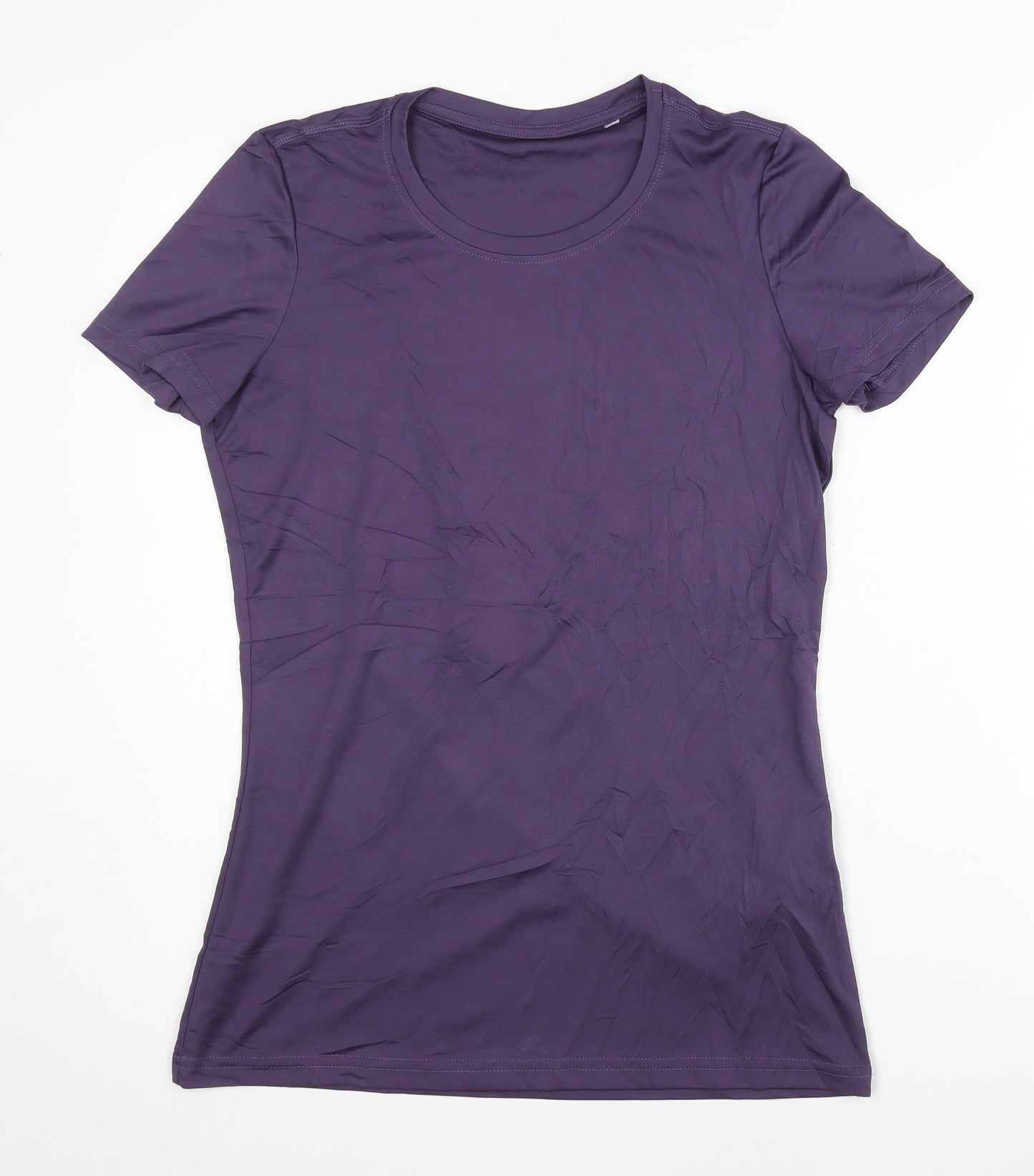 Stedman Women's Purple T-Shirt Medium Athletic Fit