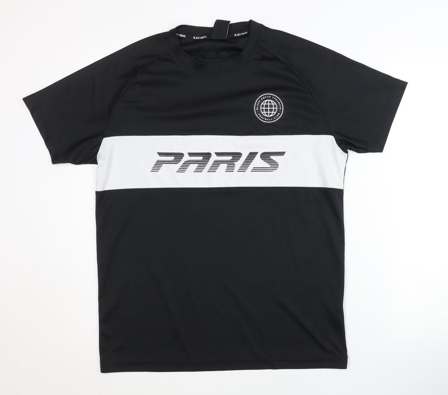 Black Squad Men's Black M T-Shirt, Regular Fit, Urban Style