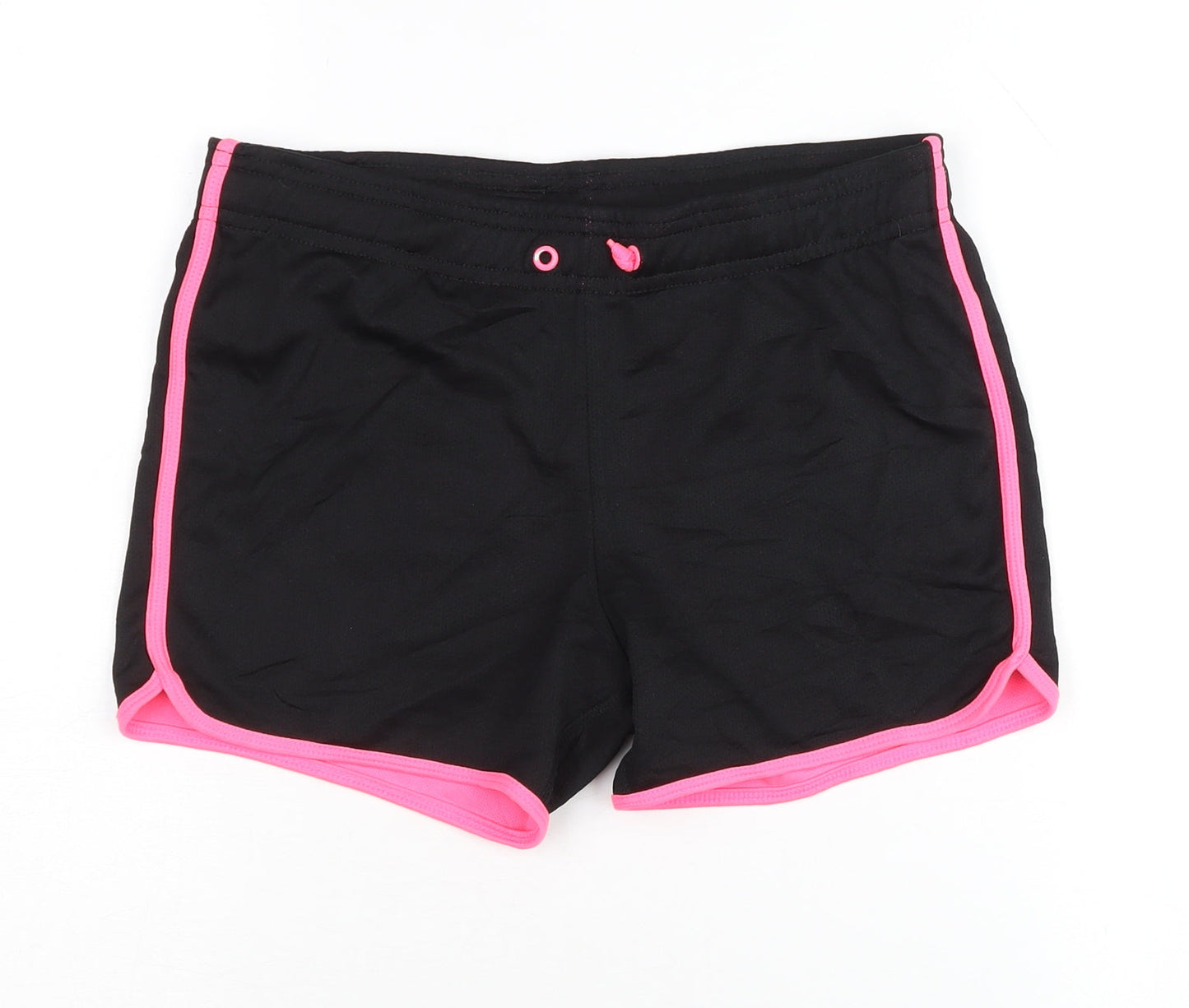 H&M Girls Black Activewear Shorts 8-9 Years