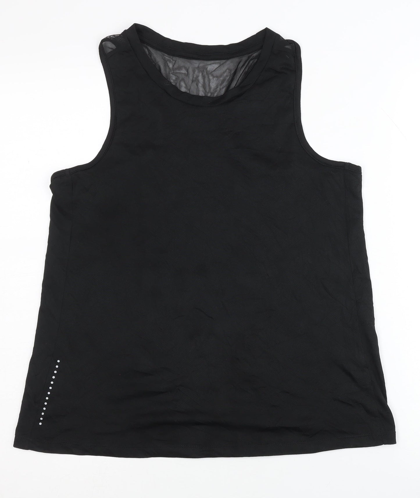 Crivit Women's Black Tank Top, UK 12/14, Gym & Training