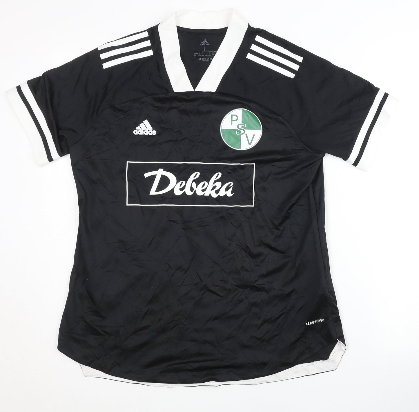 Adidas Unisex Black L Football Jersey T-Shirt