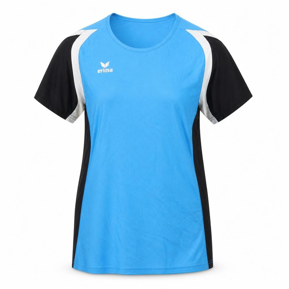 Erima Women's Blue Black Gym T-Shirt Size 10