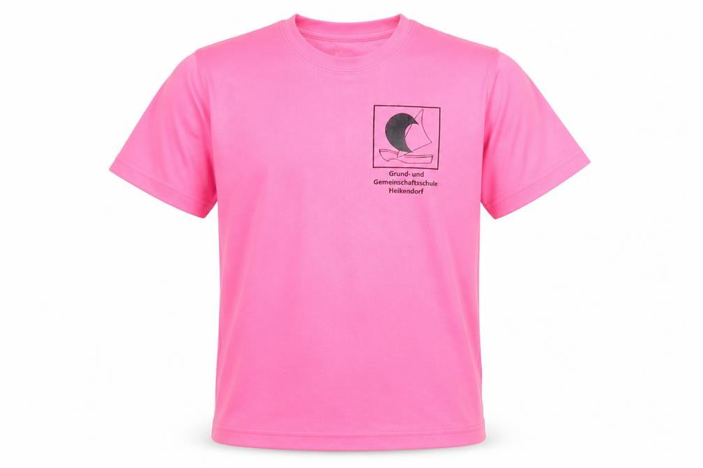 Awdis Men's Pink Graphic T-Shirt, Size S, Water Sports