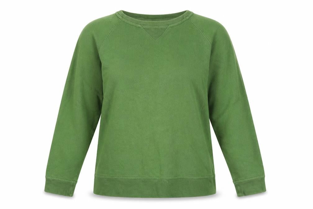 Kim Rogers Women's Green Crew Neck Pullover Sweatshirt S