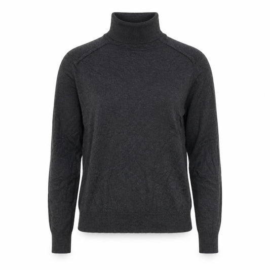 Front view of River Island women’s grey high neck jumper xs
