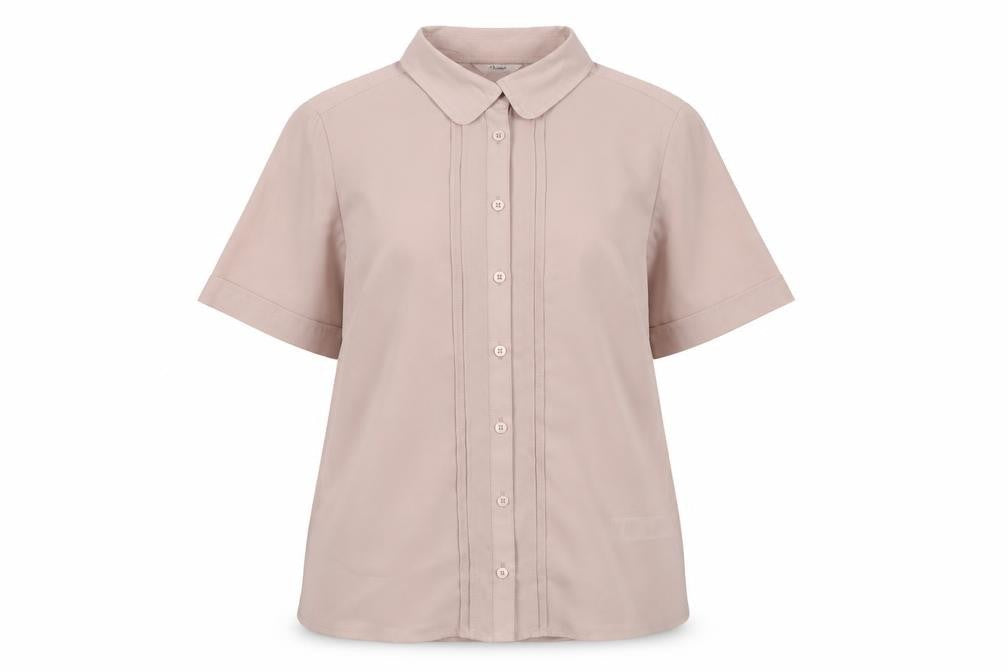 Marks & Spencer Women's Pink Button-Up Shirt