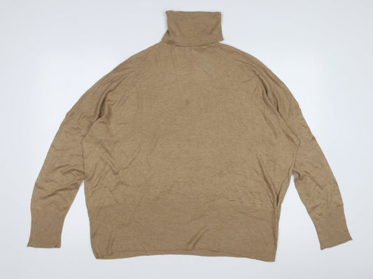 Next Women's Brown Roll Neck Pullover Jumper Size 16