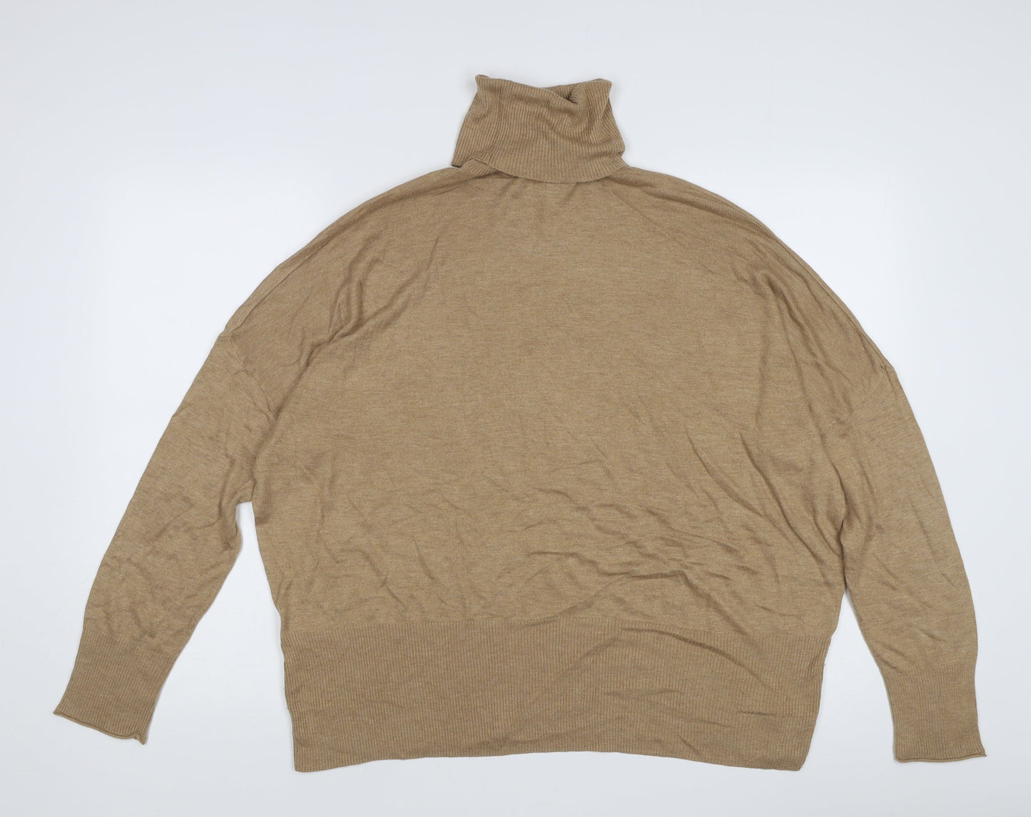 Next Women's Brown Roll Neck Pullover Jumper Size 16