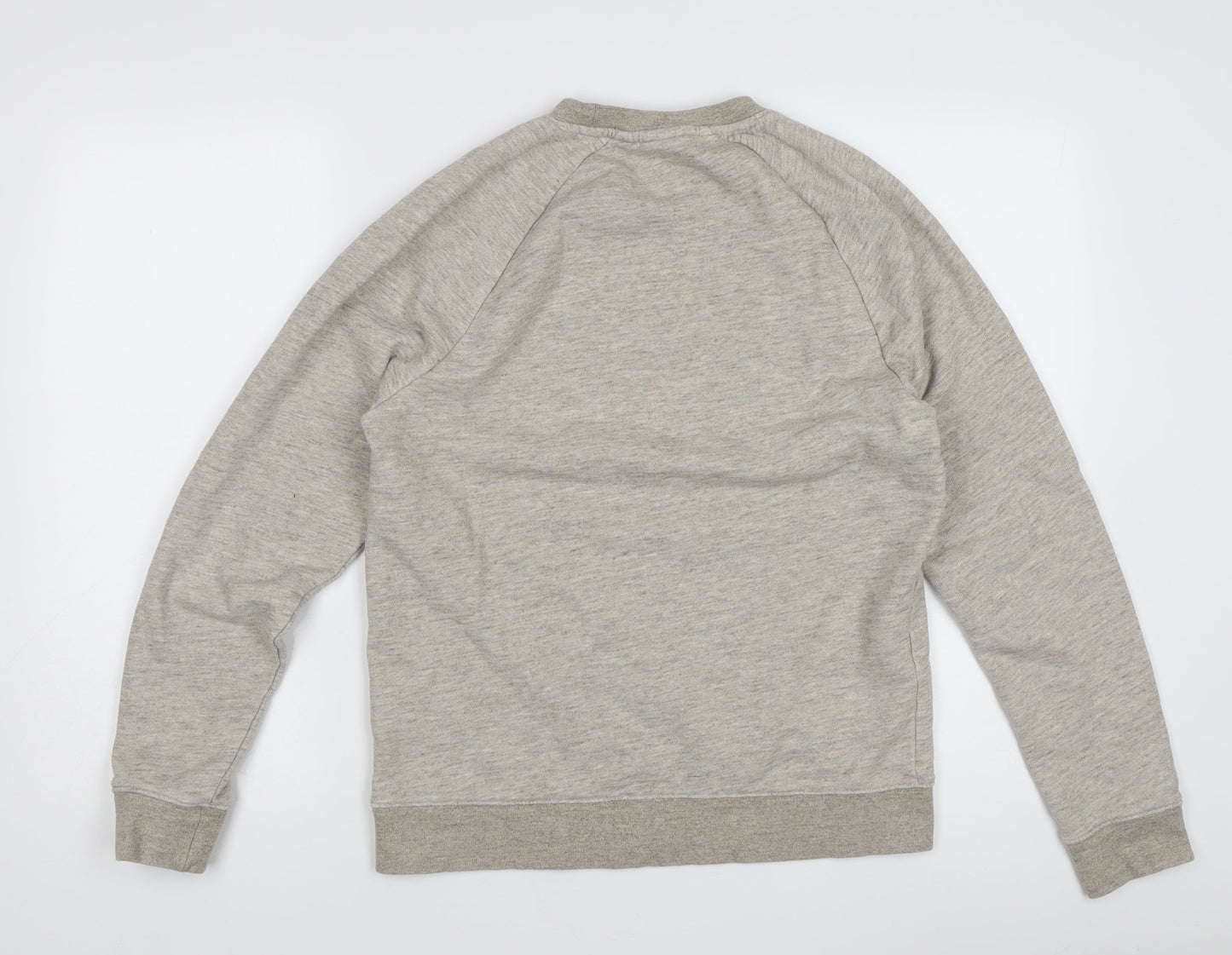 H&M Men's Grey Pullover Sweatshirt M