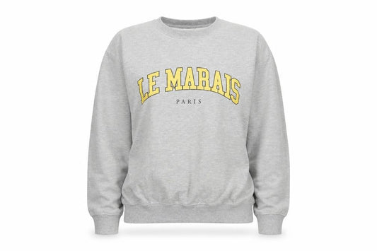 New Look Women's Grey Pullover Sweatshirt M