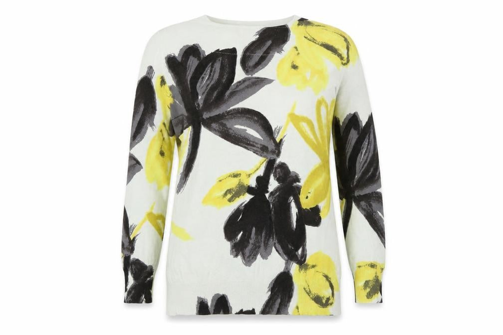 Next Women's Multicoloured Floral Pullover Jumper Size 8
