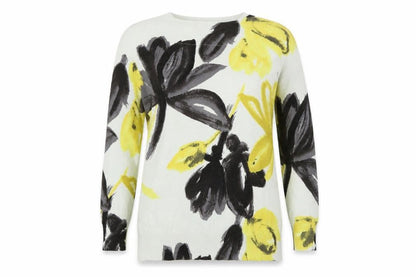Front view of Next Women's Multicoloured Floral jumper, size 8