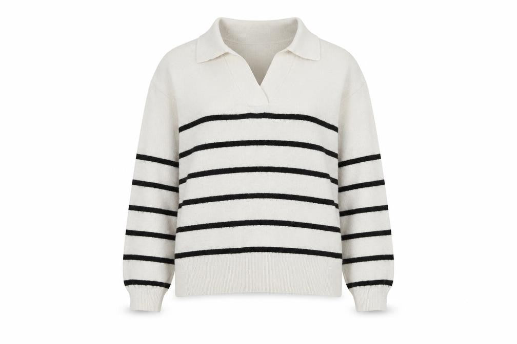 Marks & Spencer Women’s Striped Collared Jumper