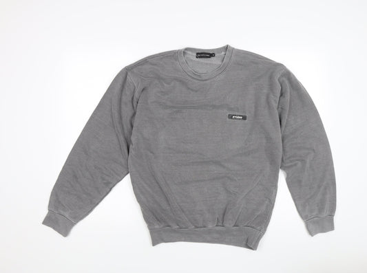 PrettyLittleThing Women’s Grey Knit Pullover Sweatshirt Size S