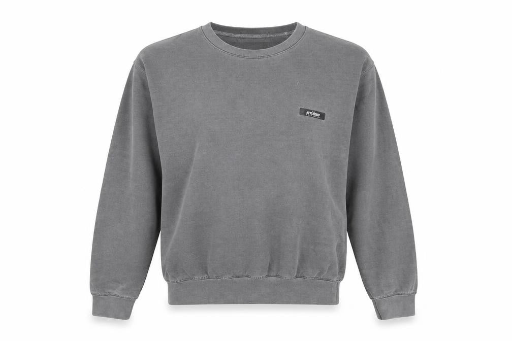 PrettyLittleThing Women’s Grey Knit Pullover Sweatshirt Size S