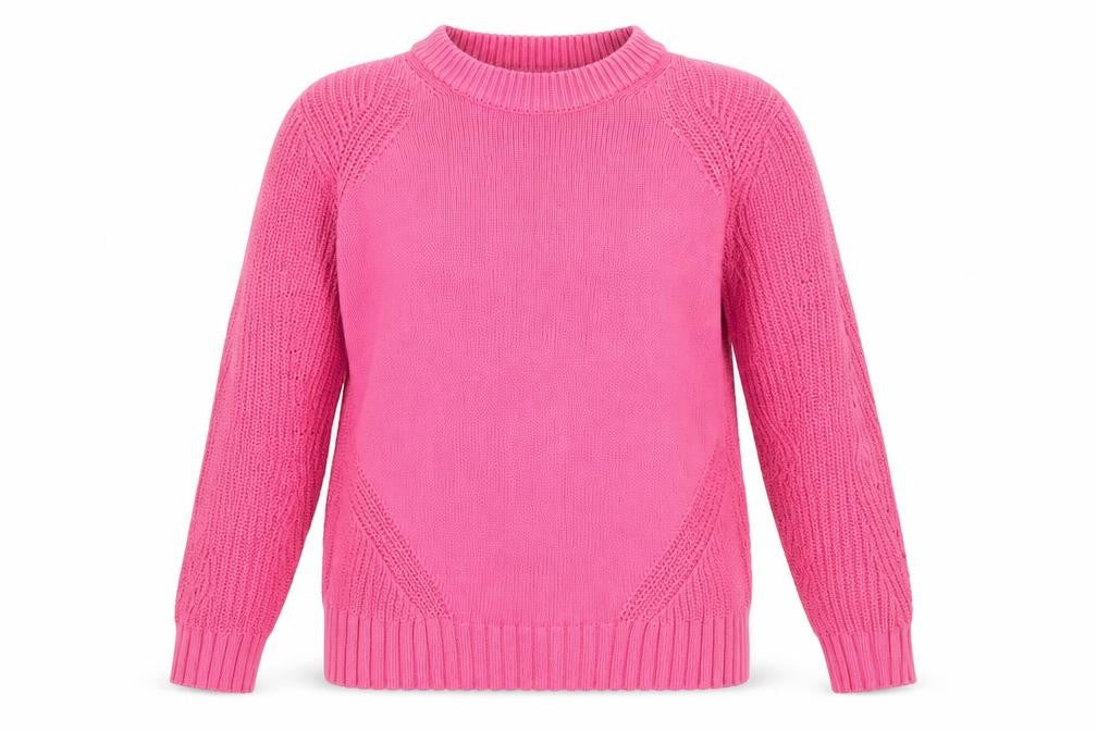 Marks & Spencer Women's Pink XS Cable-Knit Jumper