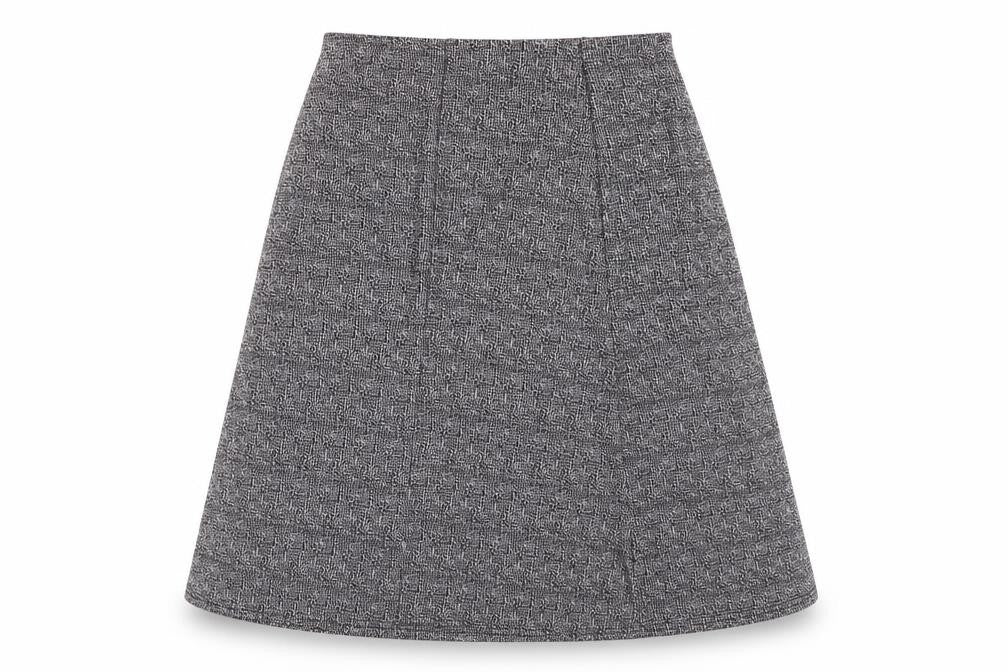 Honor Millburn Women's Grey A-Line Skirt Size 12