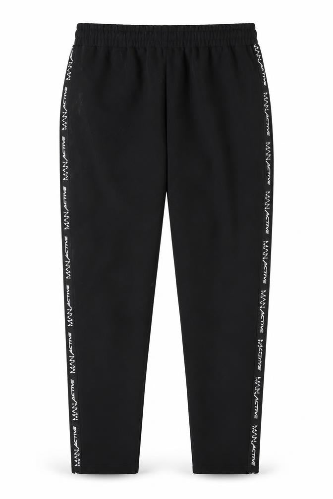 MAN Active Men's Black Joggers L - Athletic Fit