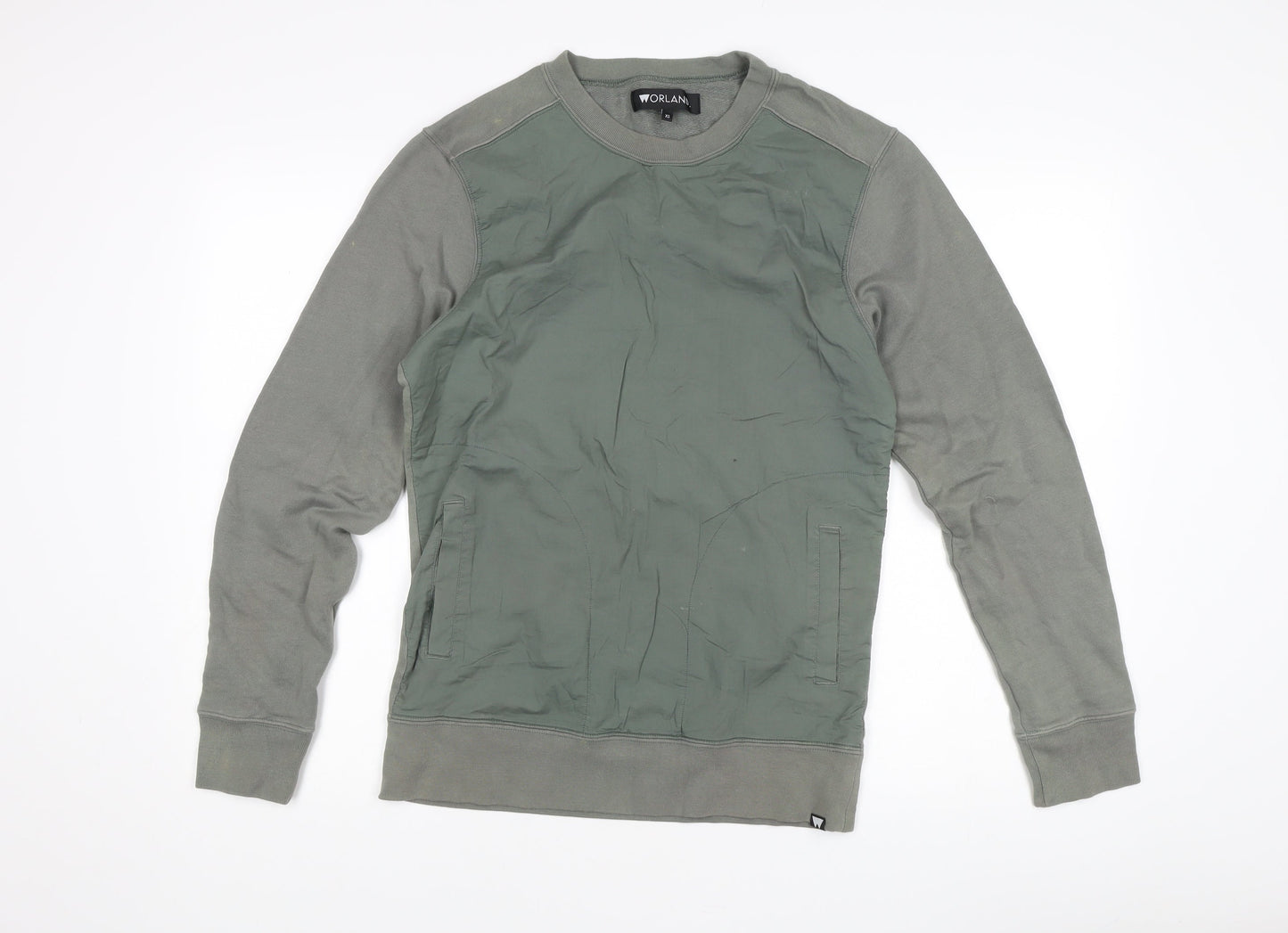Worland Men's Grey XS Pullover Sweatshirt