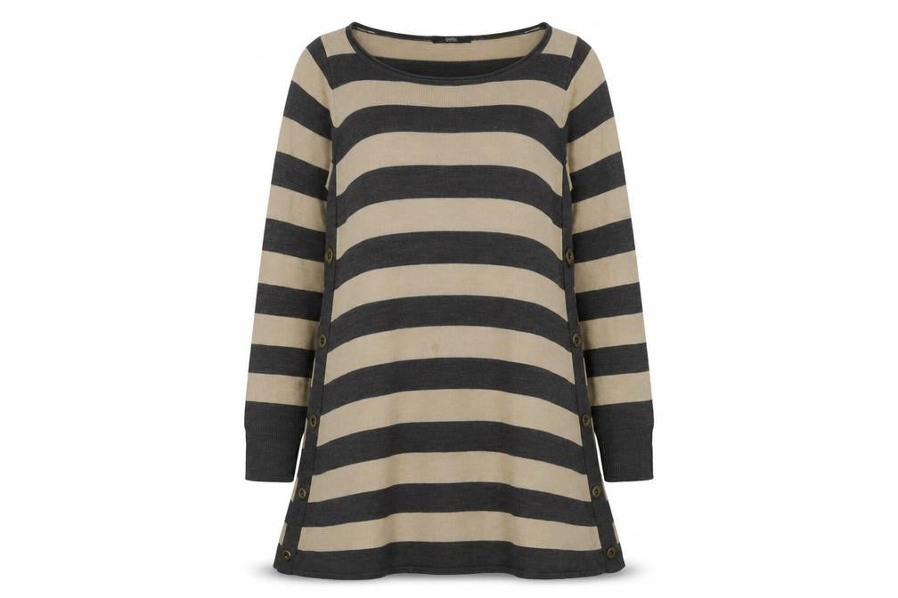Marks & Spencer Women Beige 10 Tunic Jumper
