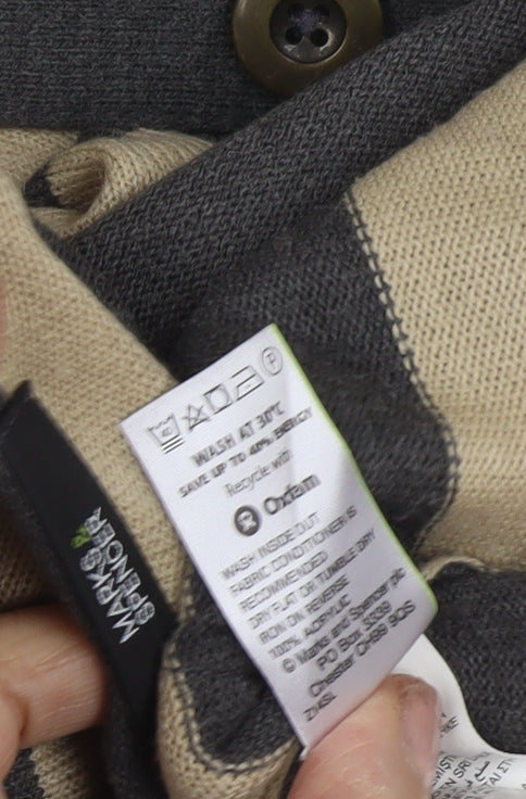 Marks and Spencer Women Beige 10 Tunic Jumper