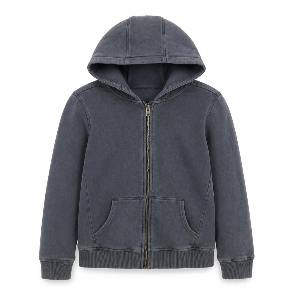 John Lewis Grey Full Zip Hoodie Unisex Age 9