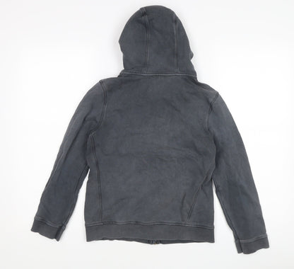 John Lewis Grey Full Zip Hoodie Unisex Age 9