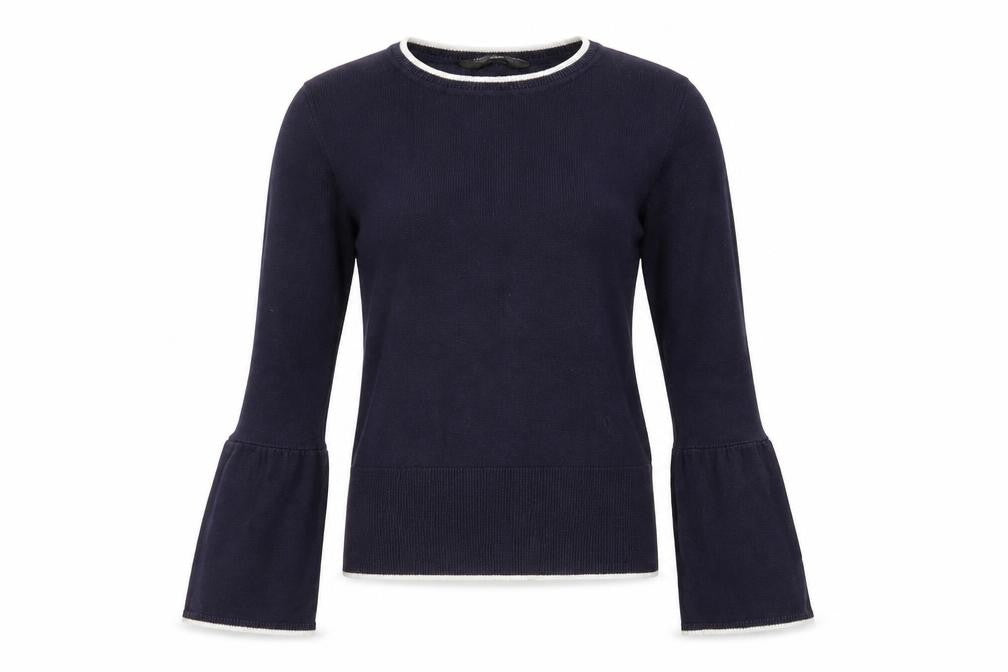 Miss Selfridge Women's Blue Crew Neck Pullover Jumper Size 8