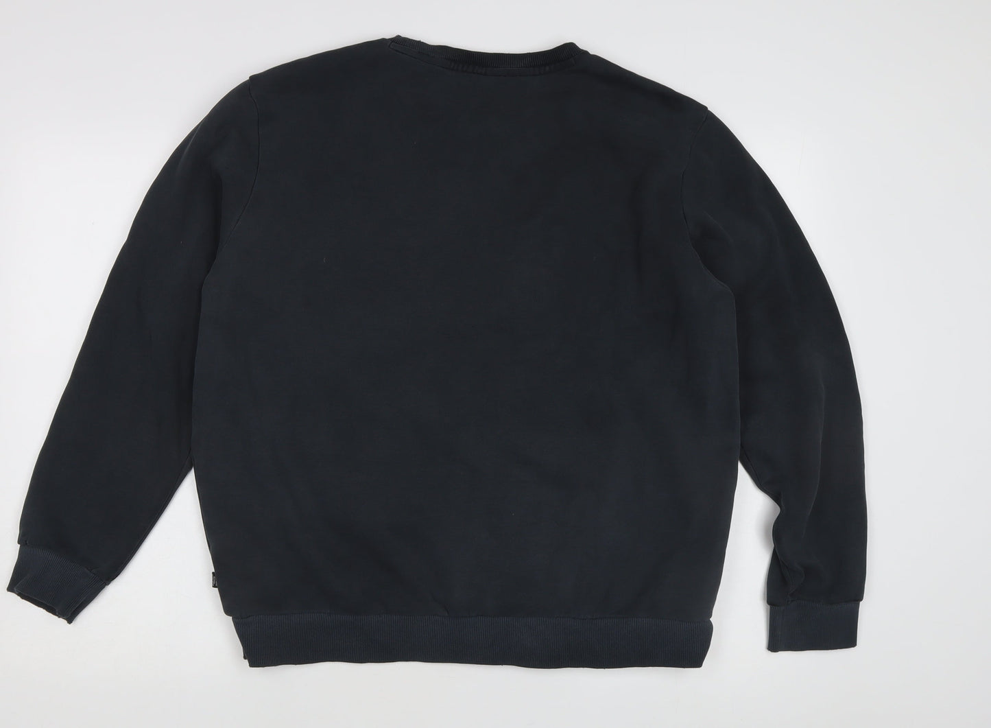 Puma Men's Black Pullover Sweatshirt, M, Graphic Print