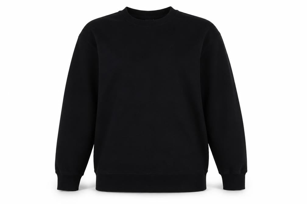 ASOS Women's Black Pullover Sweatshirt, Size 8