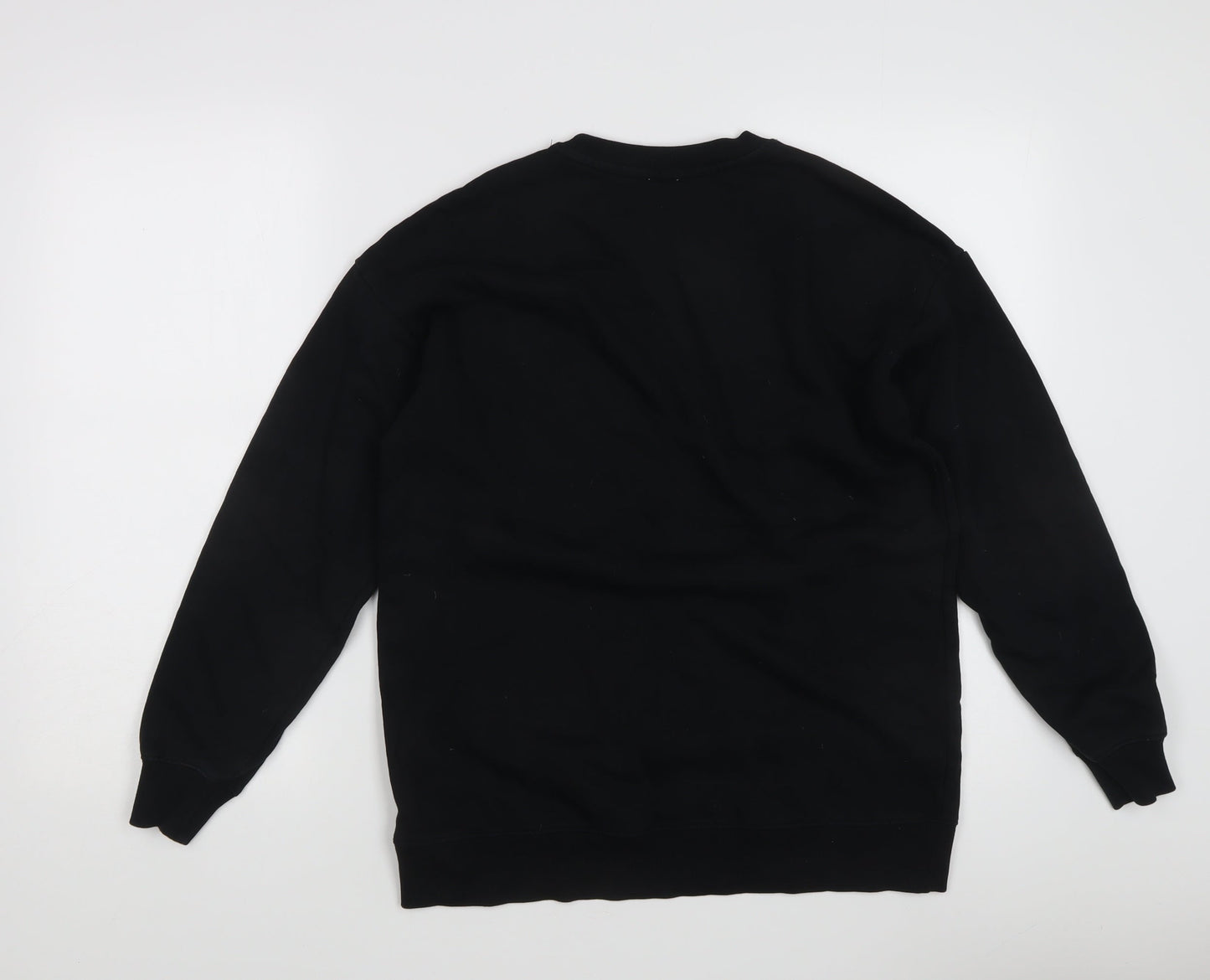 ASOS Women's Black Pullover Sweatshirt, Size 8