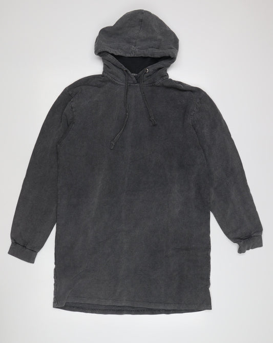 Nasty Gal Grey Women's Size 8 Cotton Pullover Hoodie