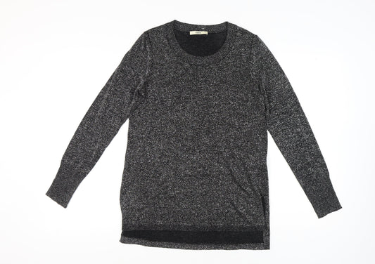 Oasis Women's Black Pullover Jumper, M, Round Neck