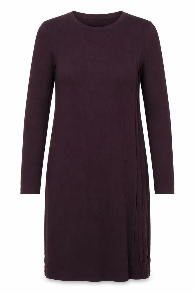 Marks & Spencer Women Purple Long Sleeve Dress