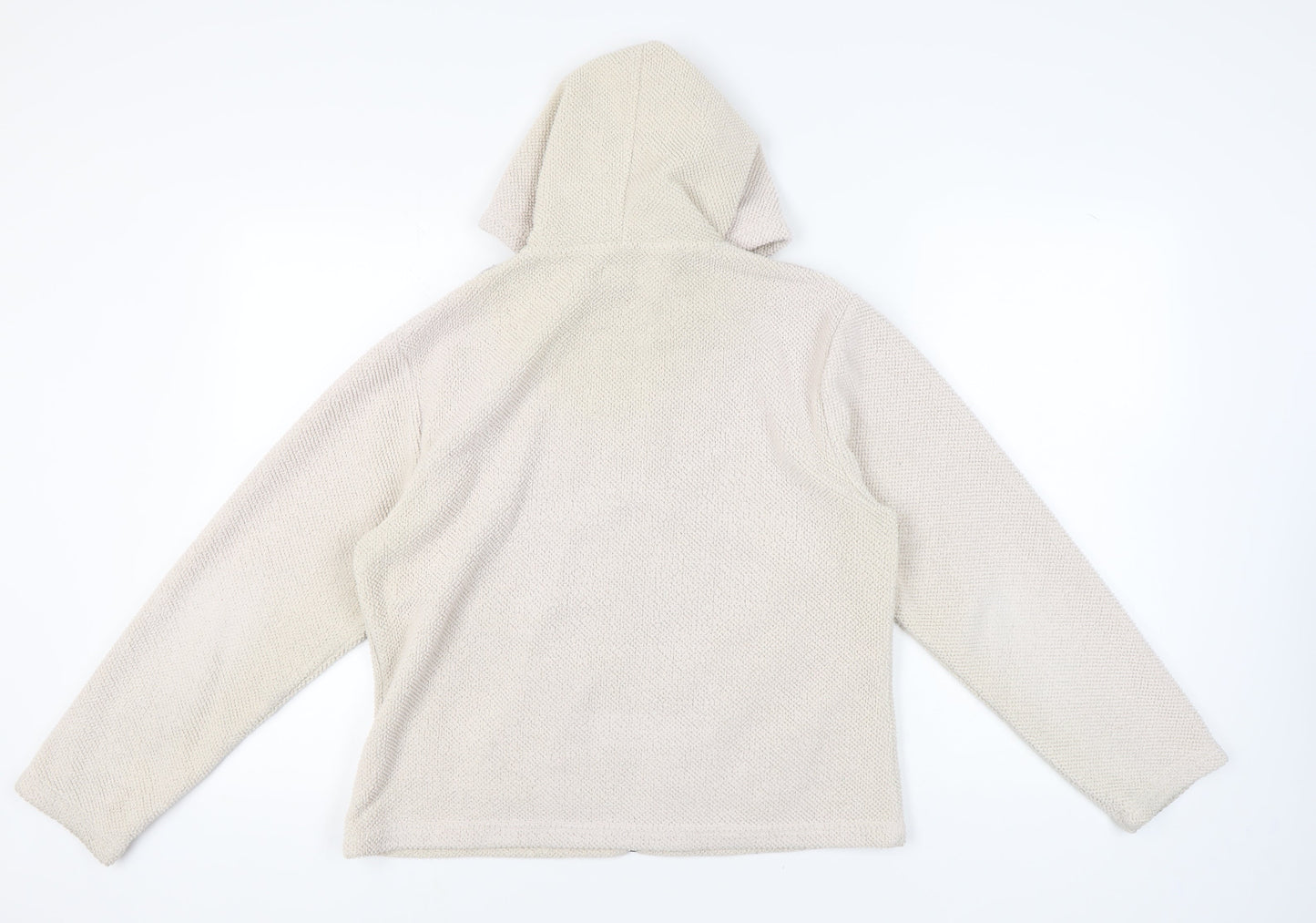 Aimee Women's Beige Full Zip Hoodie L