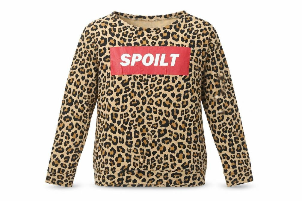 Divided Women's Animal Print Pullover Sweatshirt S
