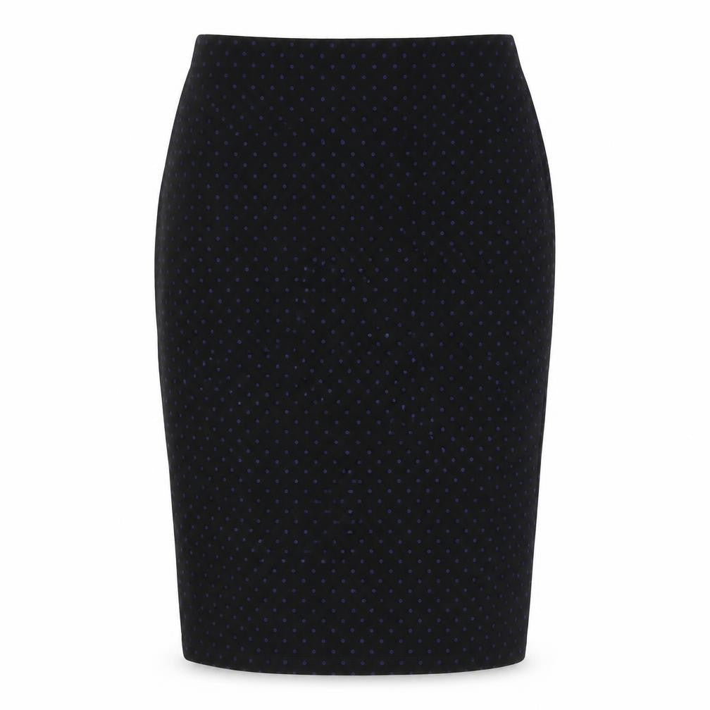 Marks & Spencer Women's Black Polka Dot Pencil Skirt