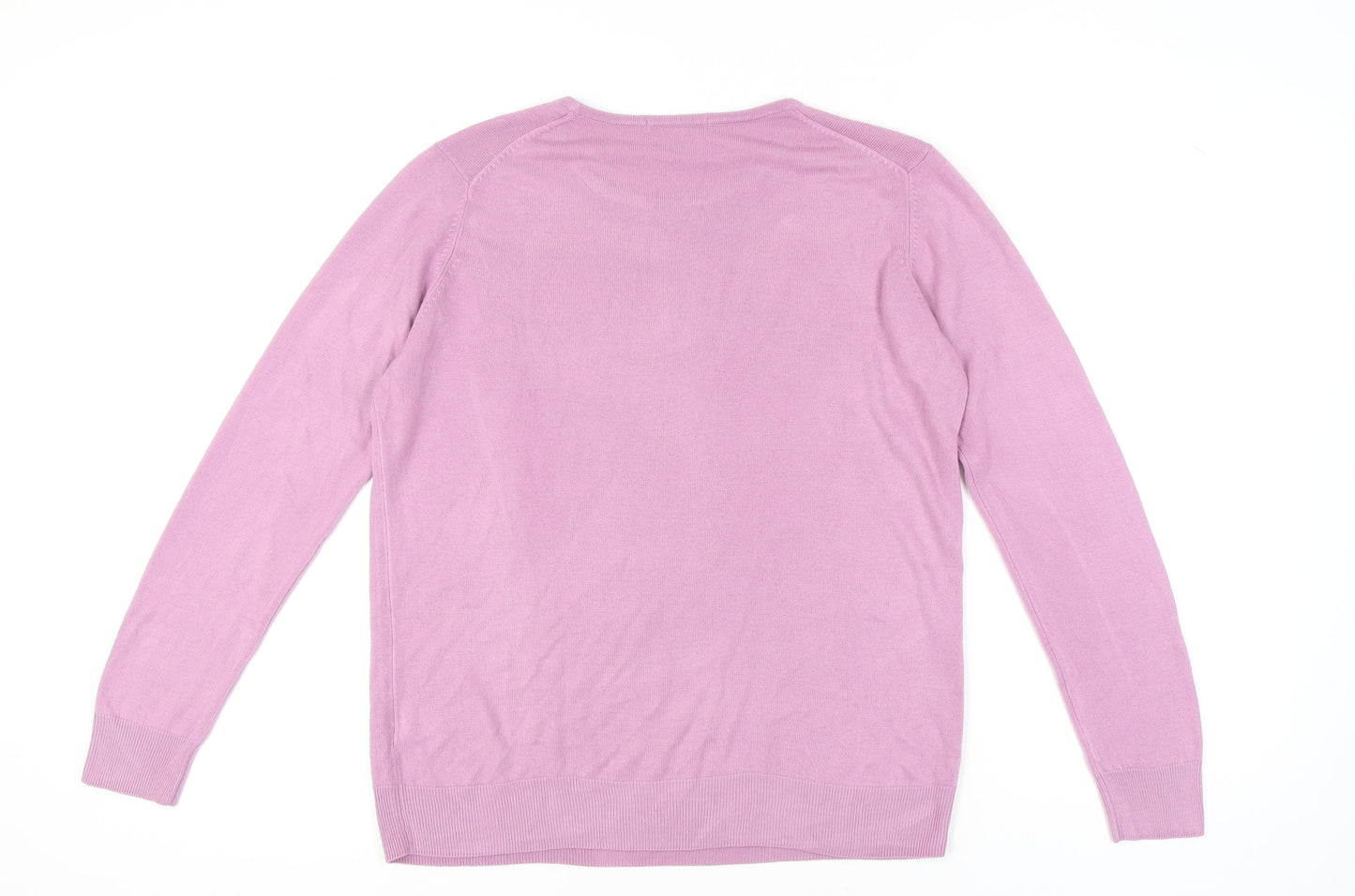 Marks and Spencer Women's Purple Pullover Jumper L
