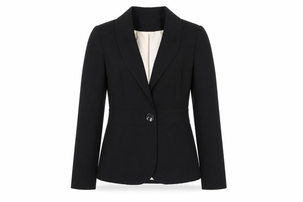Papaya Women's Black Blazer, Size 8, Single Breasted