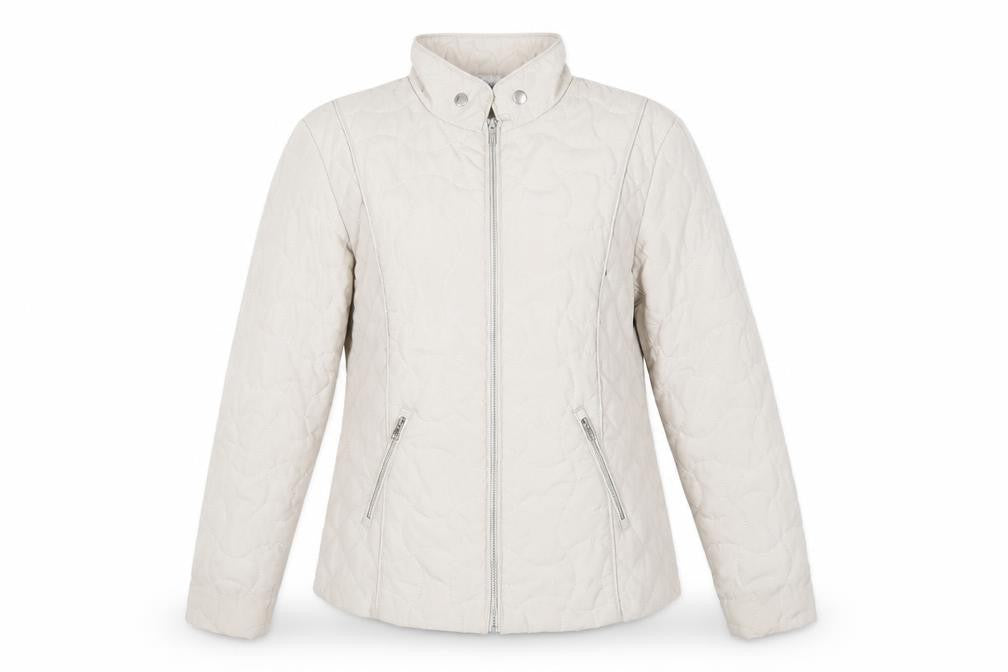 Classics Women's Beige Quilted Jacket Size 12 Regular
